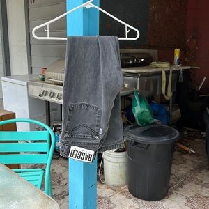 Ragged priest black denim